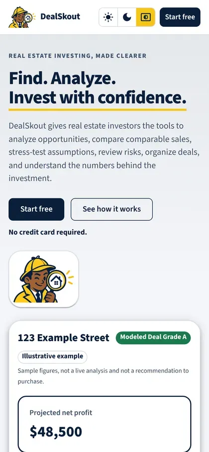 DealSkout on a phone